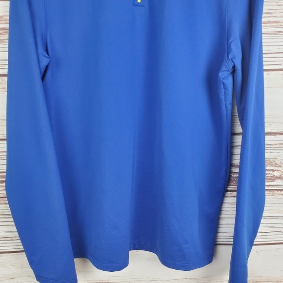 Vineyard Vines Preformance Boys XL 18 Blue/Yellow 1/2 Zip Pullover Shirt Top - Picture 3 of 8